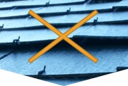 PAS D'ARDOISE QUI SE DEFORME