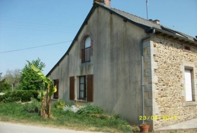 Façade avant nettoyage